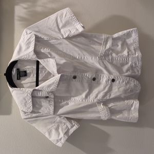 DFA New York Short Sleeve White Jean Jacket